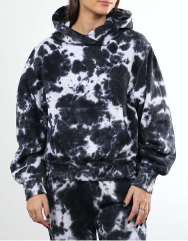 BRUNETTE THE LABEL The MARBLE TIE DYE Best Friend Hoodie