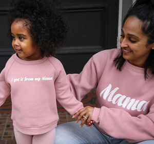BRUNETTE THE LABEL - The "I GOT IT FROM MY MAMA" Little Babes Crew | Misty Mauve
