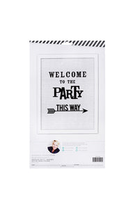 HEIDI SWAPP - Letter Board Party Kit (Black)