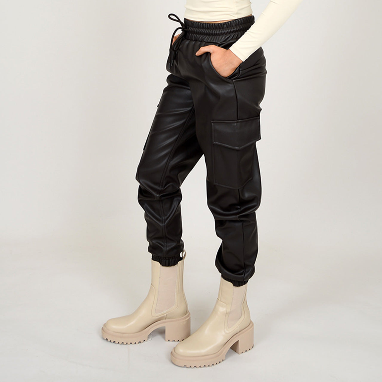 RD STYLE - Blaire Vegan Leather Pant