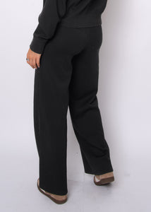 RD STYLE - Erika Soft Knit Pant w/ Satin Trim