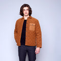 HEDGE - Mens Woven Jacket | Caramel