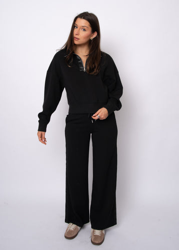 RD STYLE - Erika Soft Knit Pant w/ Satin Trim