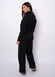 RD STYLE - Erika Soft Knit Pant w/ Satin Trim