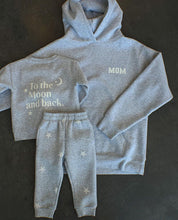 BRUNETTE THE LABEL - Little Babes TO THE MOON & BACK Crew | Pebble Grey