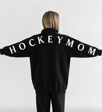 BRUNETTE THE LABEL - Not Your BF's Half Zip | HOCKEY MOM x Mini Citizen (vintage black)