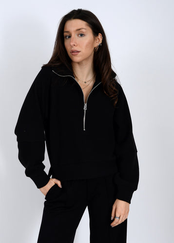 RD STYLE - Miu Ottoman Soft Knit Half Zip