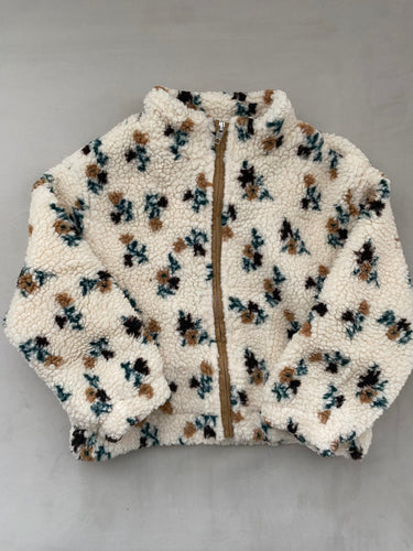 BRUNETTE THE LABEL - Little Babes Floral Sherpa Jacket