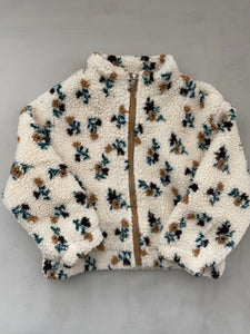 BRUNETTE THE LABEL - Little Babes Floral Sherpa Jacket