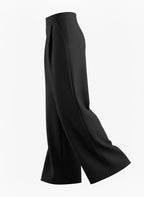 PRIV - Luxeflow Elevated Wide Leg Trouser | Black