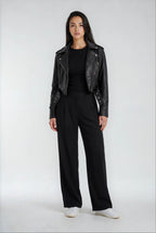 PRIV - Luxeflow Elevated Wide Leg Trouser | Black