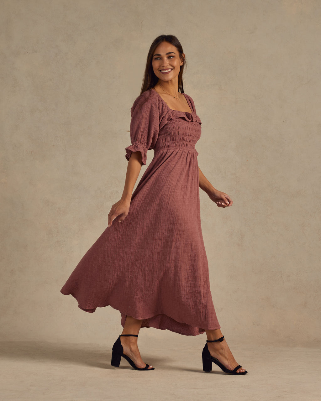 RYLEE & CRU - Birdie Dress | Raspberry