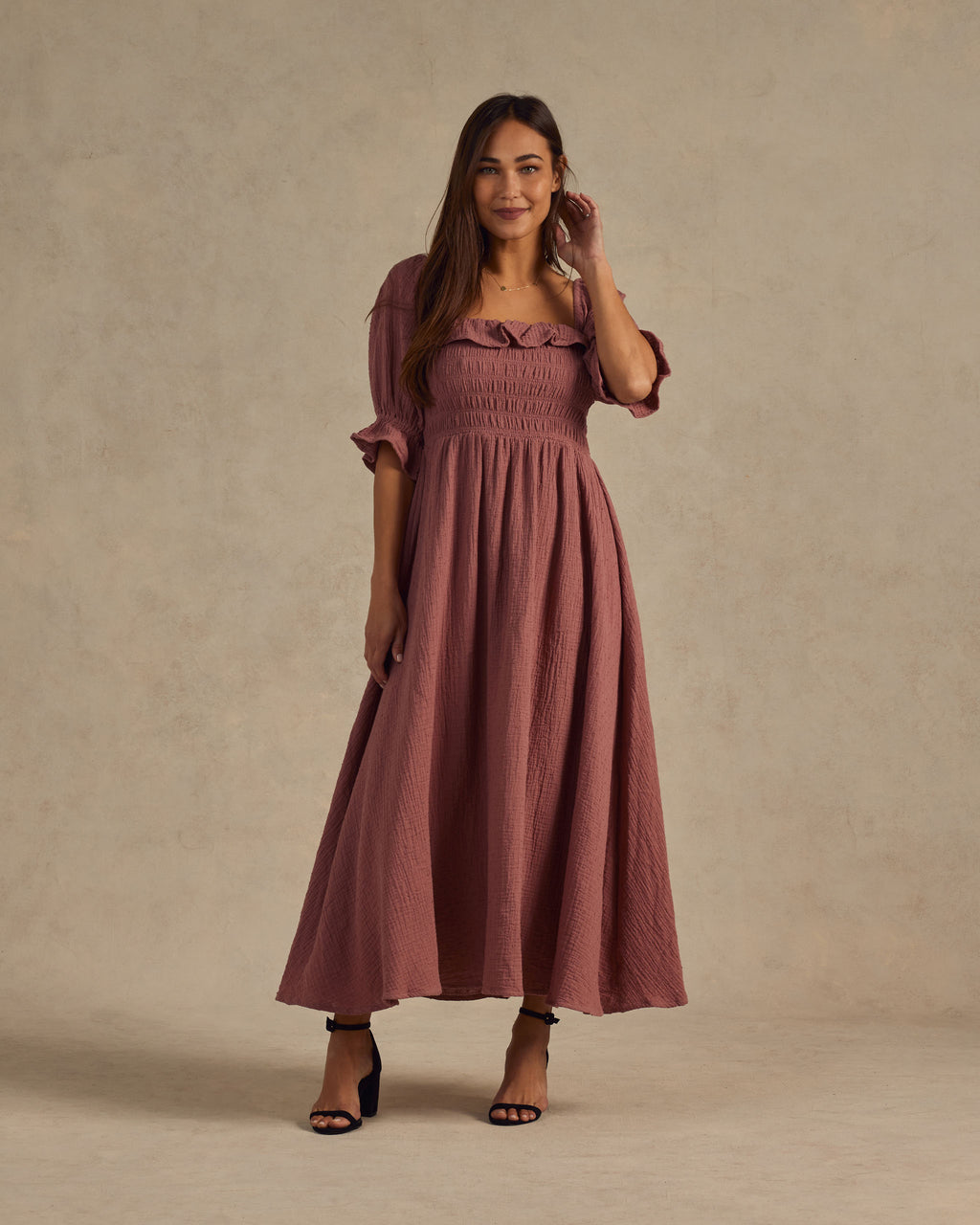 RYLEE & CRU - Birdie Dress | Raspberry