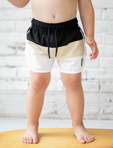 LITTLE BIPSY - Hybrid Play + Swim Shorts | Color Block