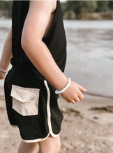 LITTLE BIPSY - Hybrid Play + Swim Shorts | Black