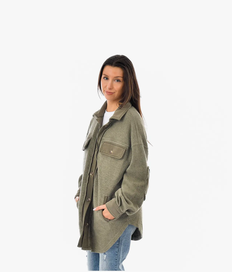 RD STYLE - Lexie Fleece Shacket