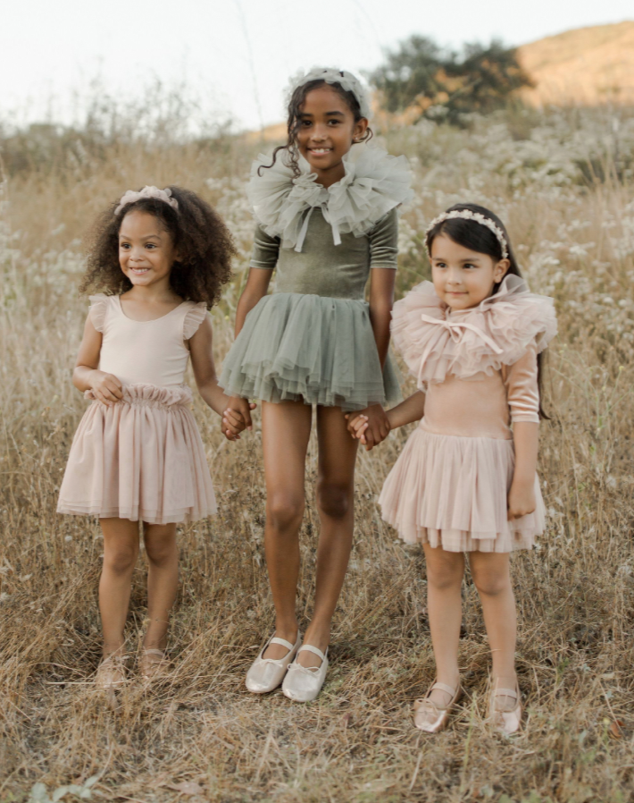 NORALEE - Ruffle Tulle Collar | Pine