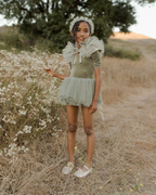 NORALEE - Ruffle Tulle Collar | Pine