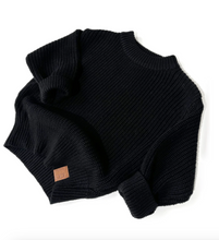 LITTLE BIPSY - Chunky Knit Sweater | Black