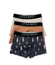 LITTLE BIPSY - Boxer Brief 3-Pack | Fall Mix