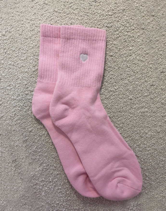 BRUNETTE THE LABEL - Heart Socks | Pink