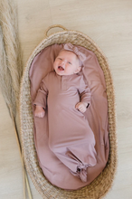 MEBIE BABY - Dusty Rose Bamboo Knot Gown