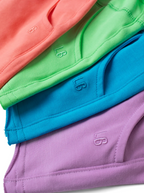 LITTLE BIPSY - Raw Edge Harem Short | Electric Purple