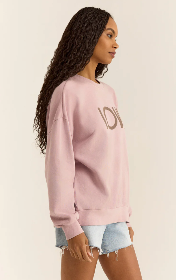 Z SUPPLY - LOVE Sunday Sweatshirt