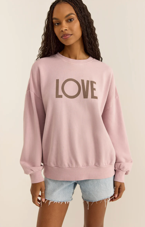 Z SUPPLY - LOVE Sunday Sweatshirt