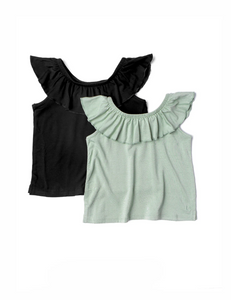 LITTLE BIPSY - Ruffle Bamboo Tank