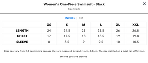 LITTLE BIPSY - Women's One Piece Swimsuit | Black