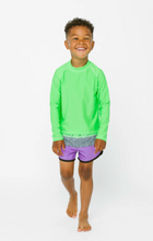 LITTLE BIPSY - Block Swim Short | Neon Green