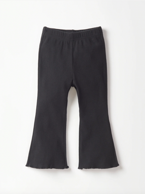 LITTLE BIPSY - Ribbed Flare Pant