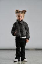 LITTLE BIPSY - Sherpa Jacket | Smoke