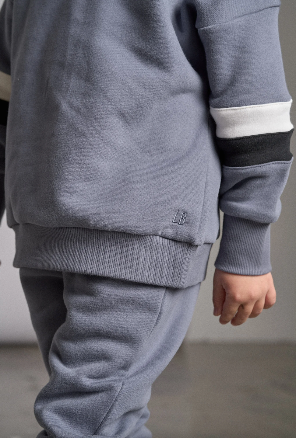 LITTLE BIPSY - Elevated Stripe Crewneck