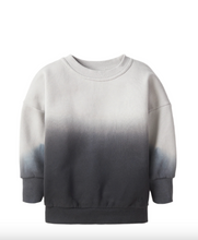 LITTLE BIPSY - Ombre Elevated Crewneck | Black