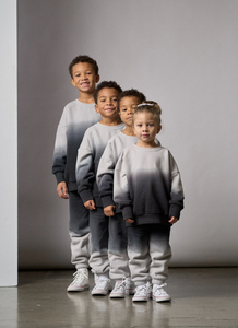 LITTLE BIPSY - Ombre Elevated Sweatpants | Black