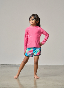 LITTLE BIPSY - Kids Neon Swimshorts