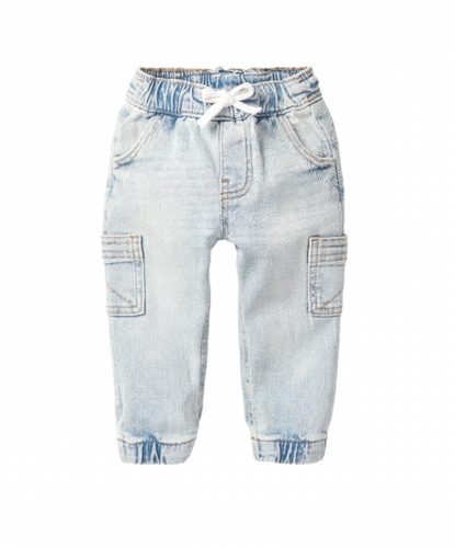 LITTLE BIPSY - Cargo Denim Jogger