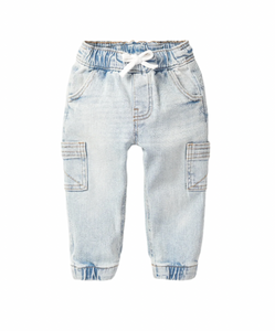 LITTLE BIPSY - Cargo Denim Jogger