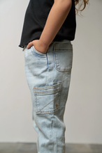 LITTLE BIPSY - Cargo Denim Jogger