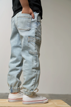 LITTLE BIPSY - Cargo Denim Jogger
