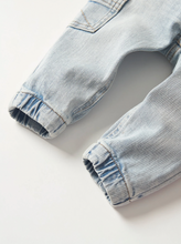 LITTLE BIPSY - Cargo Denim Jogger