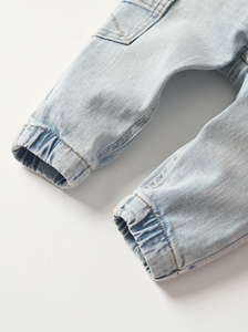LITTLE BIPSY - Cargo Denim Jogger