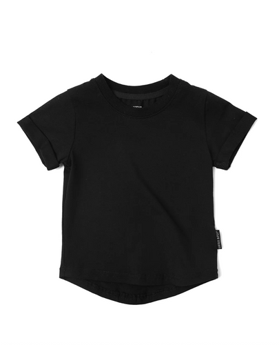 LITTLE BIPSY - Basic Black Tee | Black