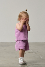 LITTLE BIPSY - Waffle Short | Purple
