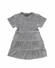LITTLE BIPSY - Acid Wash Waffle Dress