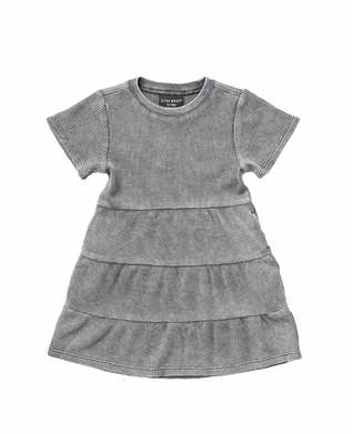 LITTLE BIPSY - Acid Wash Waffle Dress