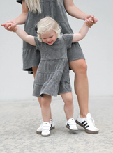 LITTLE BIPSY - Acid Wash Waffle Dress
