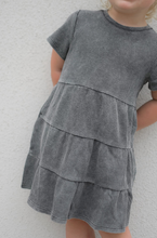 LITTLE BIPSY - Acid Wash Waffle Dress
